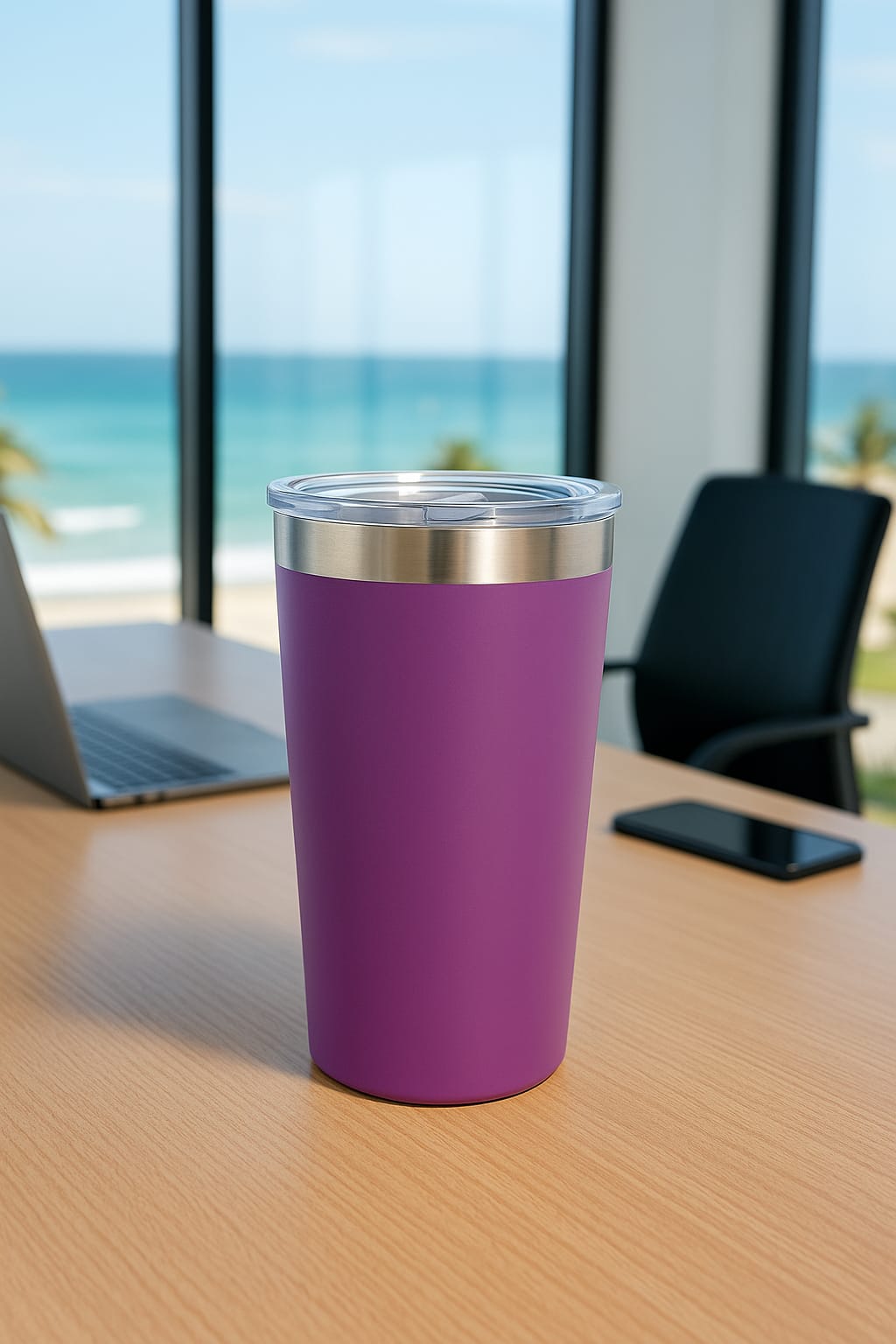 KIt 20 copos térmicos de 360ml com personalização - frente e verso