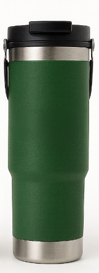 Copo Térmico 890ml Inox Liso com Tampa – Super Capacidade para Bebidas Geladas e Quentes