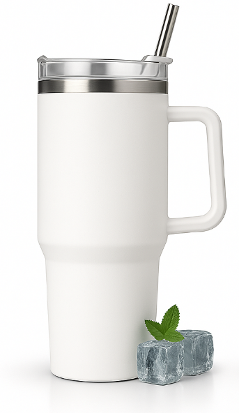 Copo Térmico com Alça 1200 ml – Liso, Premium e Elegante