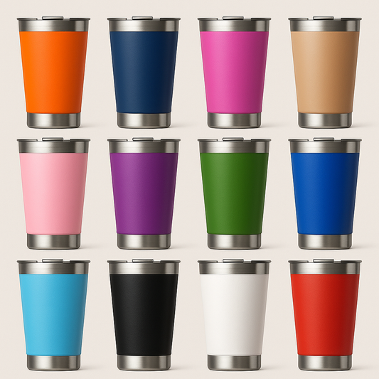 Copo Térmico 473ml Inox com Tampa – Bebidas Geladas e Quentes