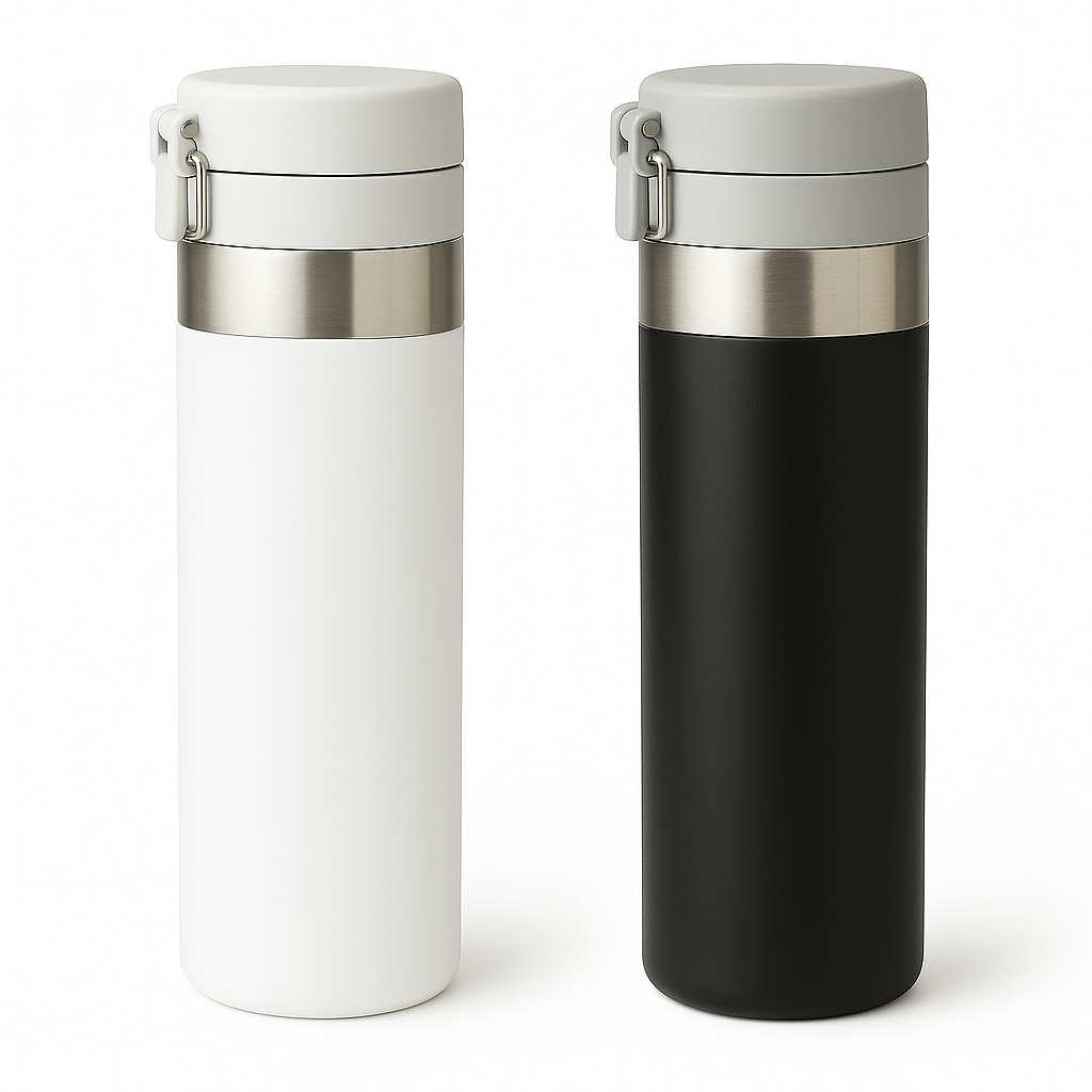 Kit Garrafas Térmicas 800 ml  — Elegância, durabilidade e personalização premium!