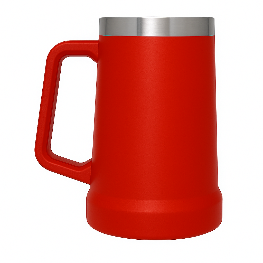Copo Térmico Jarra 1200 ml Inox com Alça LISO— Cores Premium