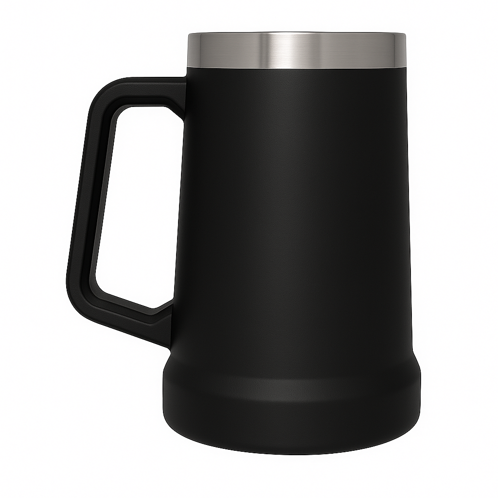 Copo Térmico Jarra 1200 ml Inox com Alça LISO— Cores Premium