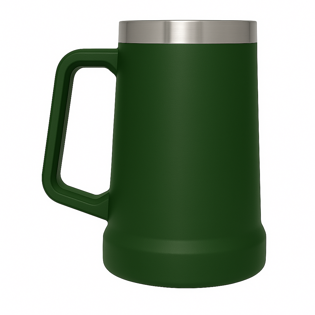 Copo Térmico Jarra 1200 ml Inox com Alça LISO— Cores Premium