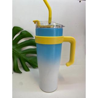 Garrafa térmica com canudo e alça 1200mL