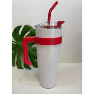 Garrafa térmica com canudo e alça 1200mL
