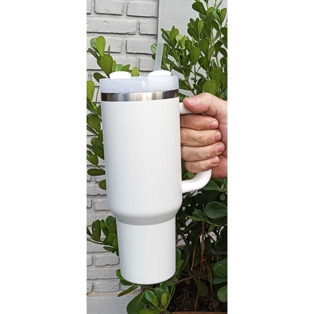 Copo térmico, Jarra 1200ml com canudo de aço inox