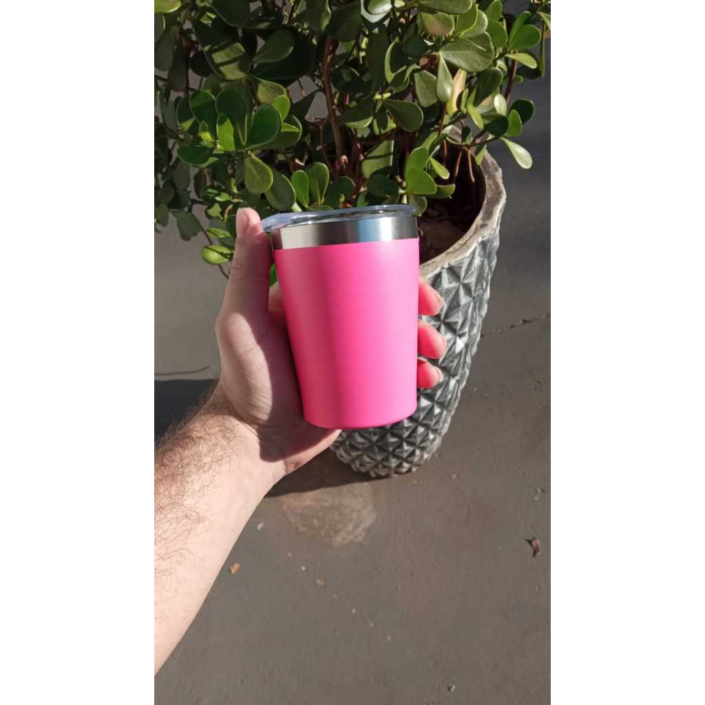 Mini Copo Térmico Inox Café Wisky 260ml