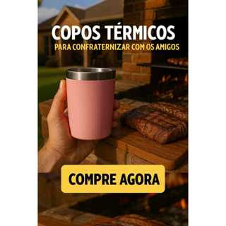 Kit copo térmico 260ml