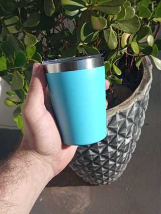 Kit copo térmico 260ml PERSONALIZADOS (frente e verso)
