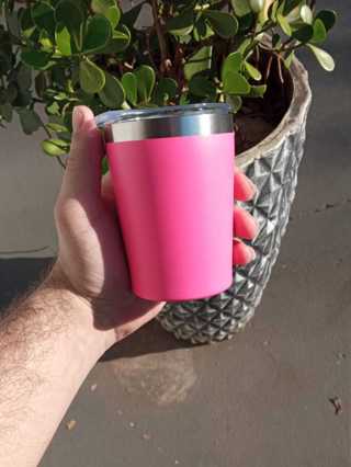 Kit copo térmico 260ml PERSONALIZADOS (frente e verso)