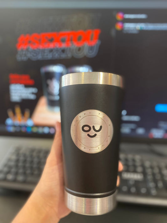 Kit copo termico 473ml PERSONALIZADOS