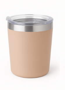 Kit Copos Térmicos 260ml Inox Lisos com Tampa – Café, Chá, Drinks, Chimarrão e Tereré