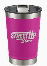 Kit Copos Térmicos 473ml Inox Personalizados com Tampa – Café, Cerveja, Drinks, Chimarrão e Tereré