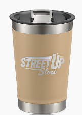 Kit Copos Térmicos 473ml Inox Personalizados com Tampa – Café, Cerveja, Drinks, Chimarrão e Tereré