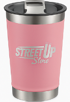 Kit Copos Térmicos 473ml Inox Personalizados com Tampa – Café, Cerveja, Drinks, Chimarrão e Tereré