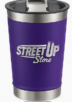 Kit Copos Térmicos 473ml Inox Personalizados com Tampa – Café, Cerveja, Drinks, Chimarrão e Tereré