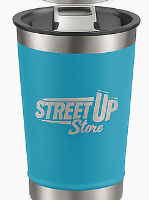 Kit Copos Térmicos 473ml Inox Personalizados com Tampa – Café, Cerveja, Drinks, Chimarrão e Tereré