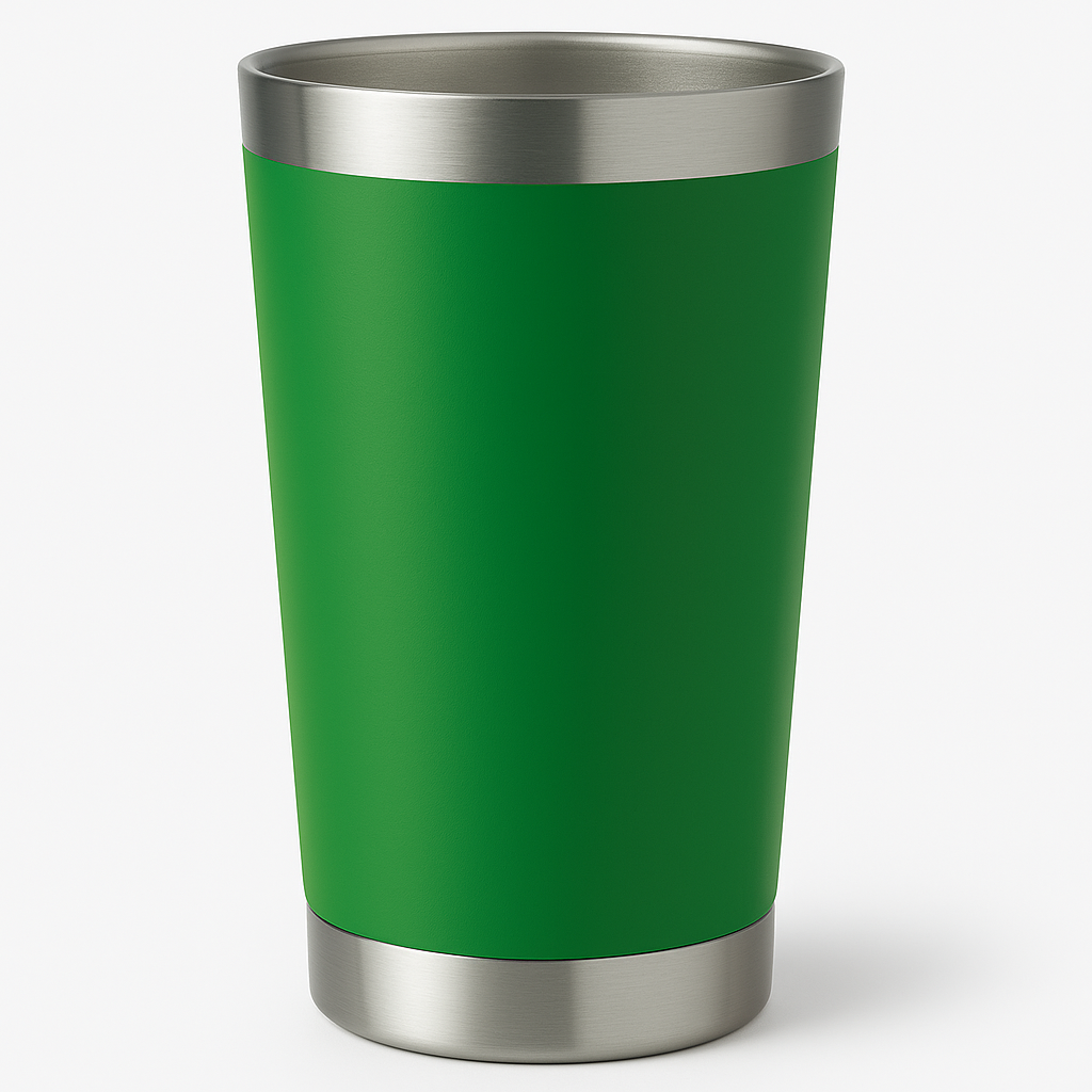 Kit Copos Térmicos 473ml Inox Lisos com Tampa – Bebidas Geladas e Quentes