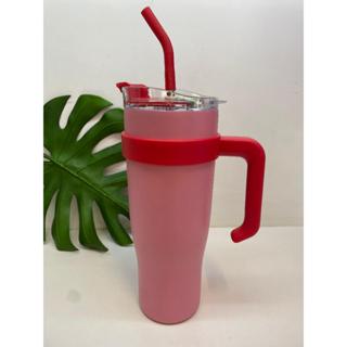 Garrafa térmica com canudo e alça  1200mL