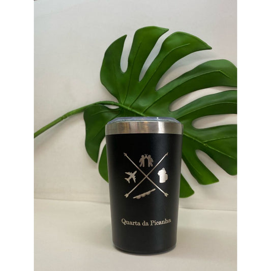 Copo Térmico 360mL PERSONALIZADO! (frente e verso)
