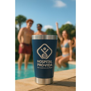Kit copo termico 473ml PERSONALIZADOS (frente e verso)