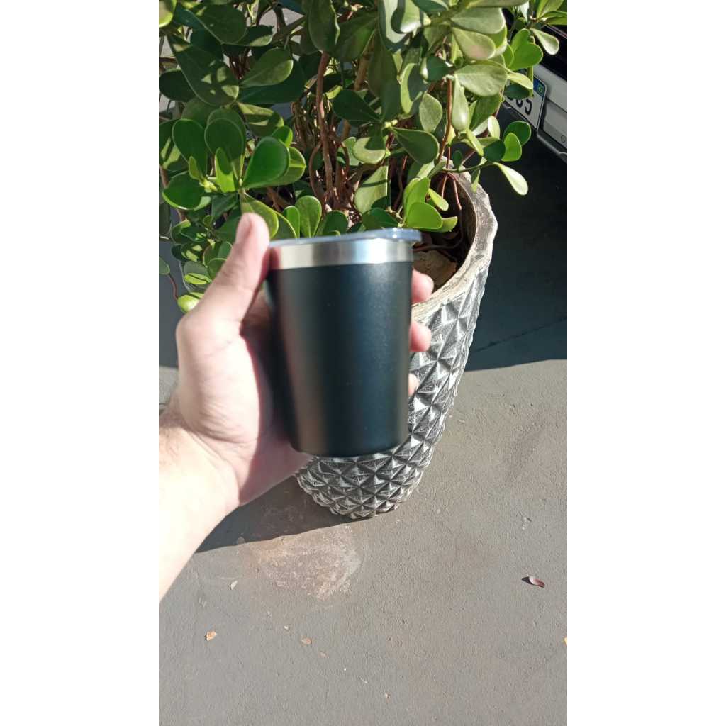 Mini Copo Térmico Inox  Café Wisky 260ml PERSONALIZADO!