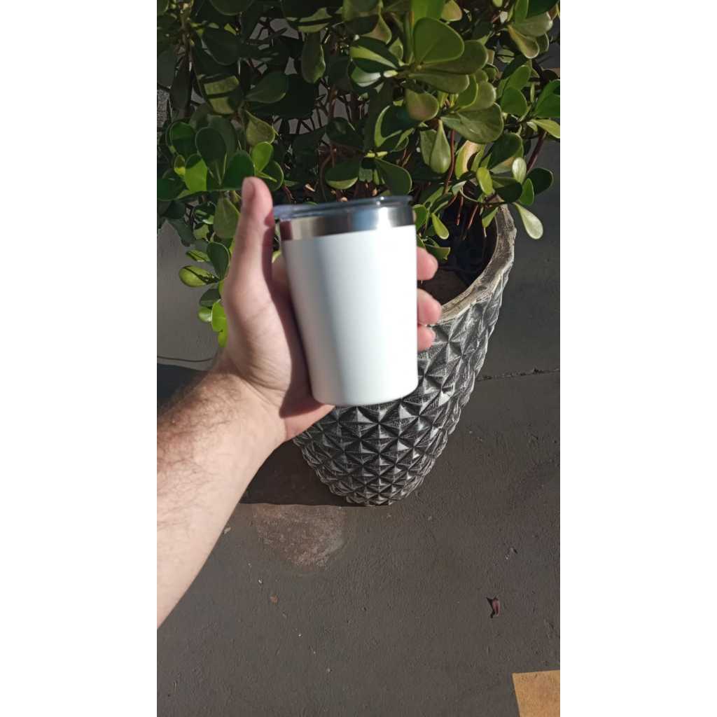 Mini Copo Térmico Inox  Café Wisky 260ml PERSONALIZADO!