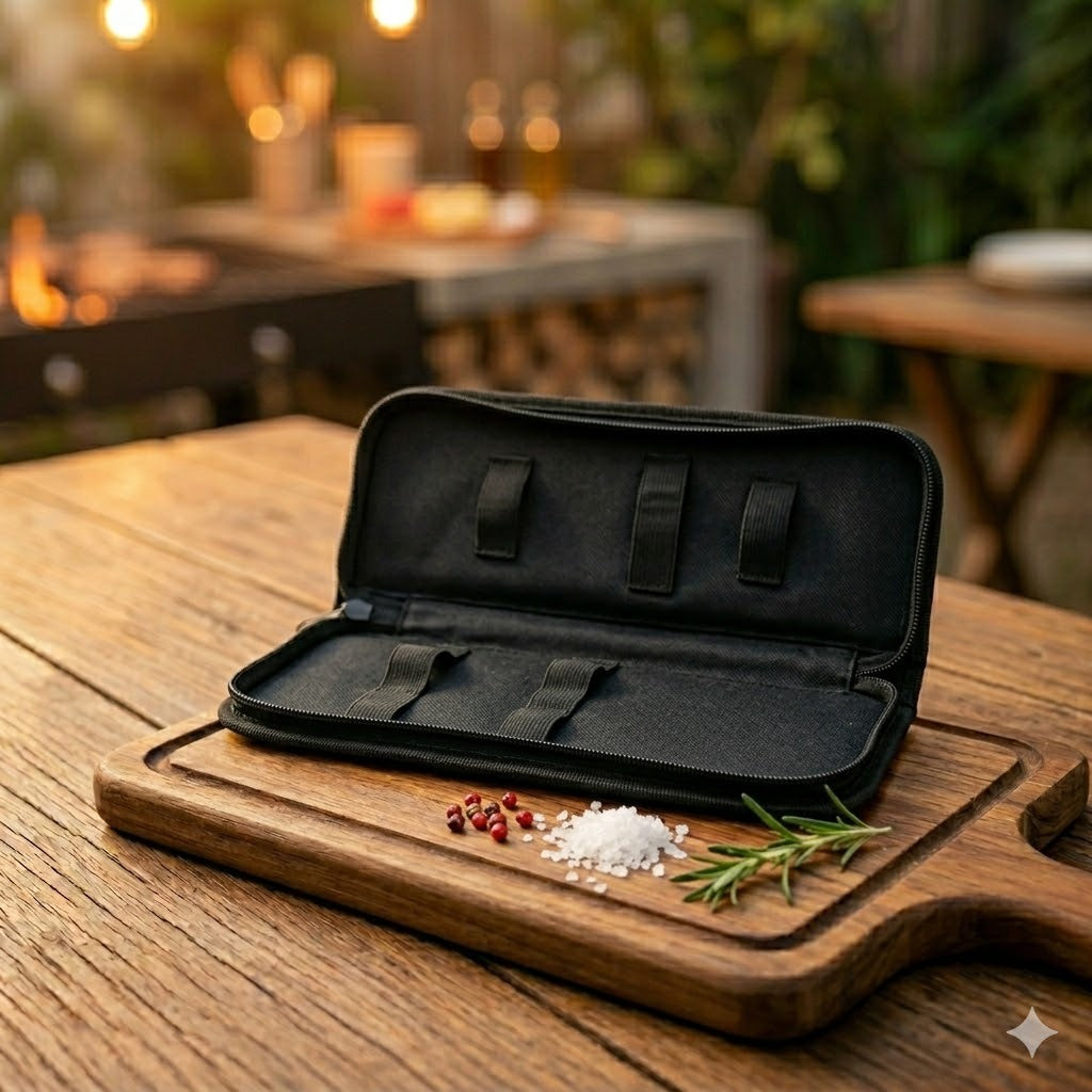 Kit Churrasco Personalizado Inox Faca e Garfo com Estojo Brinde Corporativo