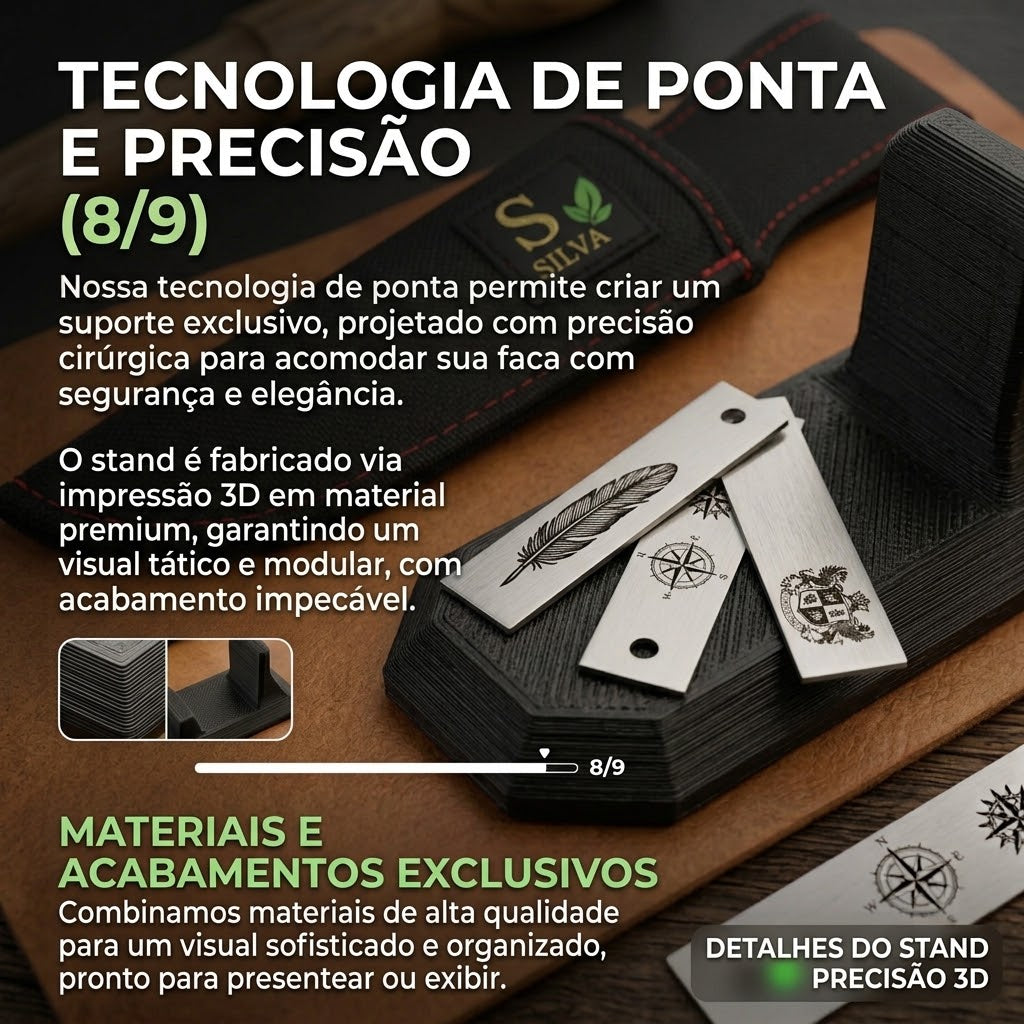 Faca De Caça Pesca Churrasco Luxo - Personalizada com Nome Gravado, Aço Inox, Madeira